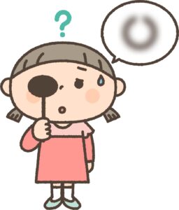 近視の進行や将来的な眼疾患のリスクを特定するために、医師による視力検査や診察を受けている女の子のイラスト