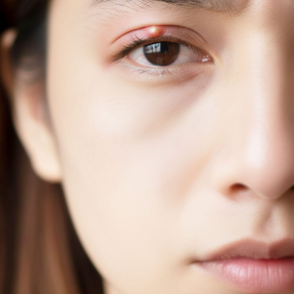 ものもらい(麦粒腫/霰粒腫)そのまぶたの腫れ、我慢しないで。